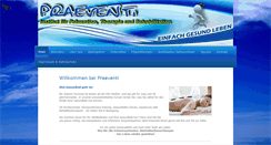 Desktop Screenshot of praeventi.info